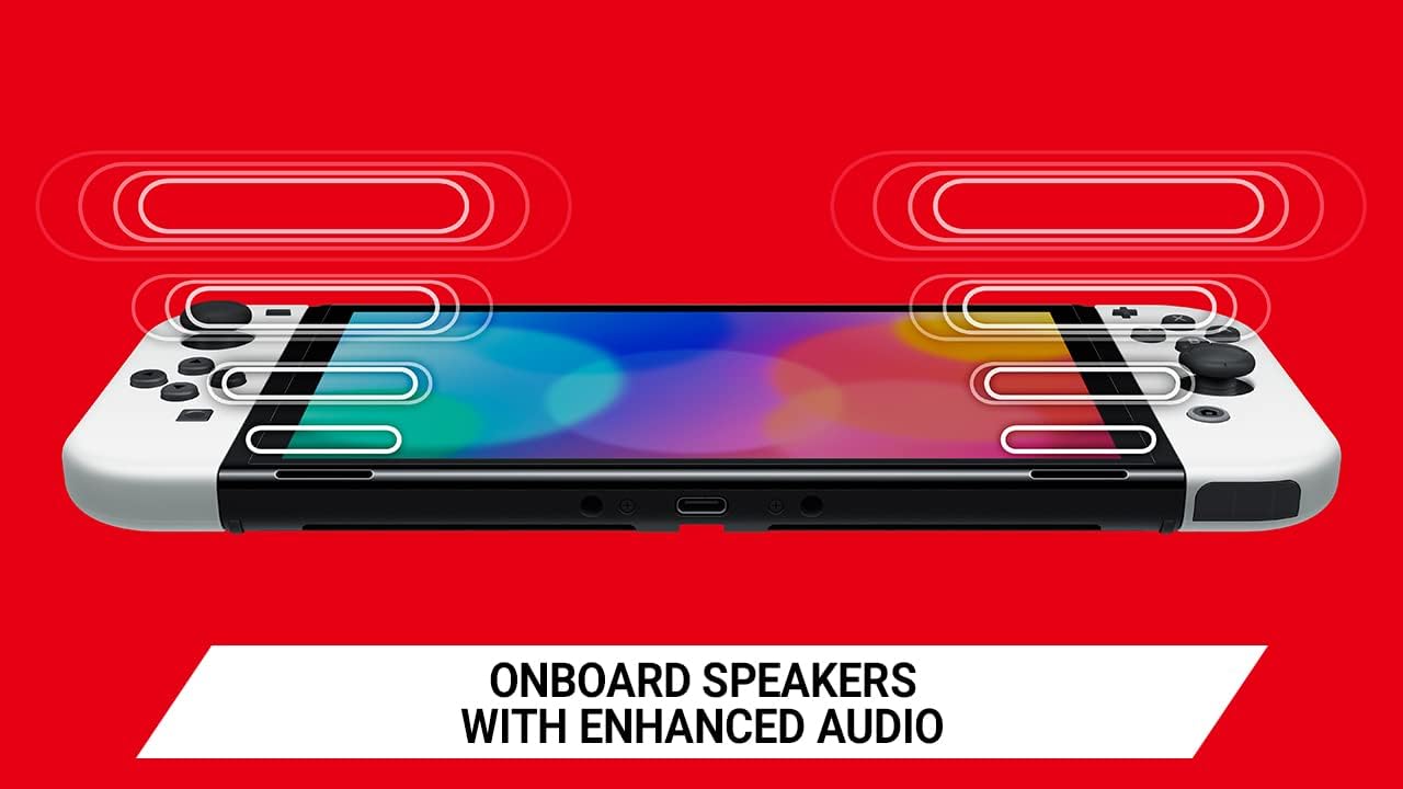 Nintendo Switch (OLED Model) - Neon Blue/Neon Red 4