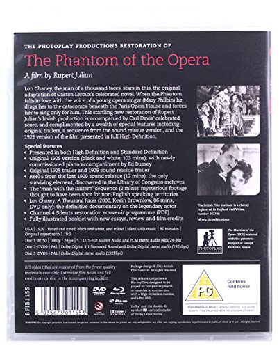 The Phantom of the Opera (1925) - Blu-ray Special Edition [Blu-Ray]