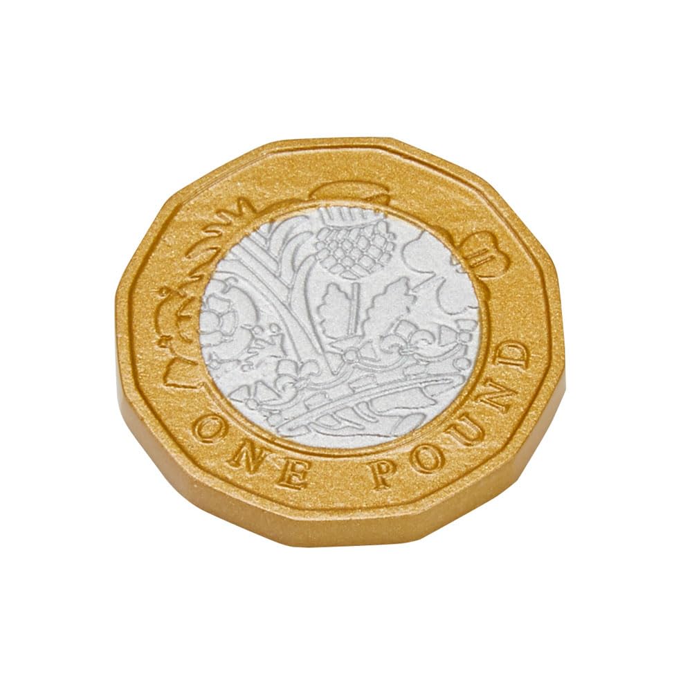 Learning Resources Realistic Play Money - New 2017 Design £1 Coin Set | 50 Pieces | Ages 3+ 2