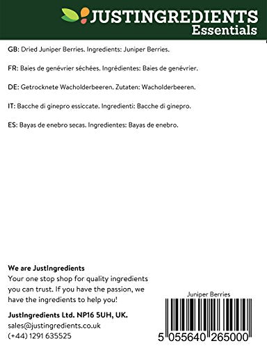 JustIngredients - Juniper Berries 100g Loose Whole Dried Botanicals