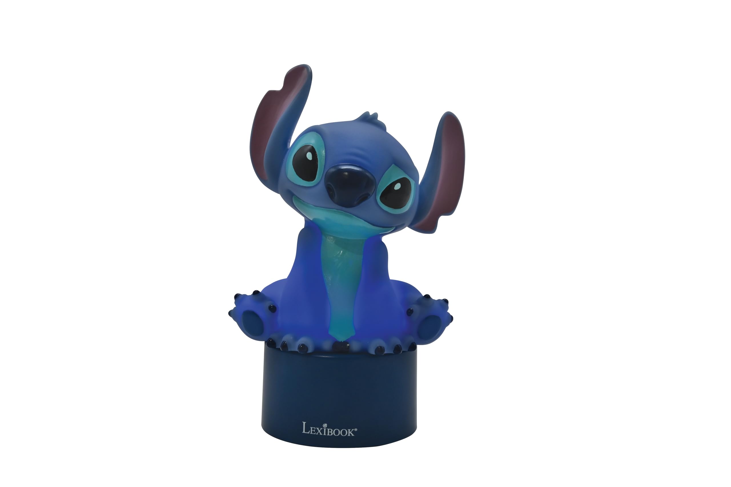 Lexibook - Disney Stitch Nightlight with Speaker, Color-Changing LED, Blue, NS01D 3