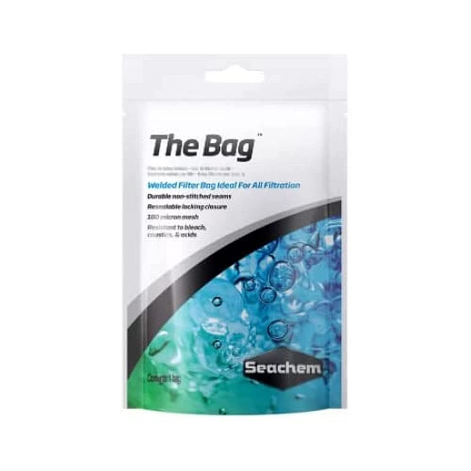 Seachem The Bag Filter Media Bag | Durable Welded Seams | Resealable Closure | 1 Count 1