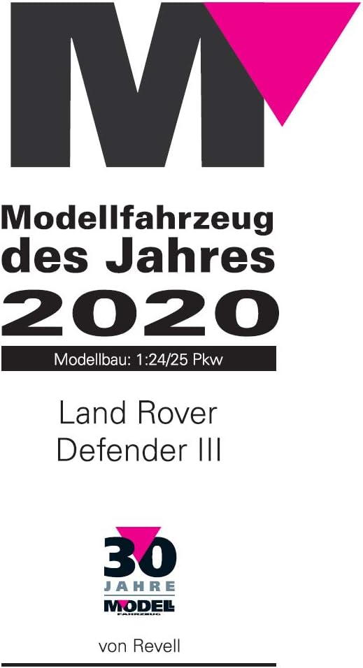 Revell Land Rover Series III 1:24 Scale Model Kit - Building Toy for Adults & Kids, 138 Pieces