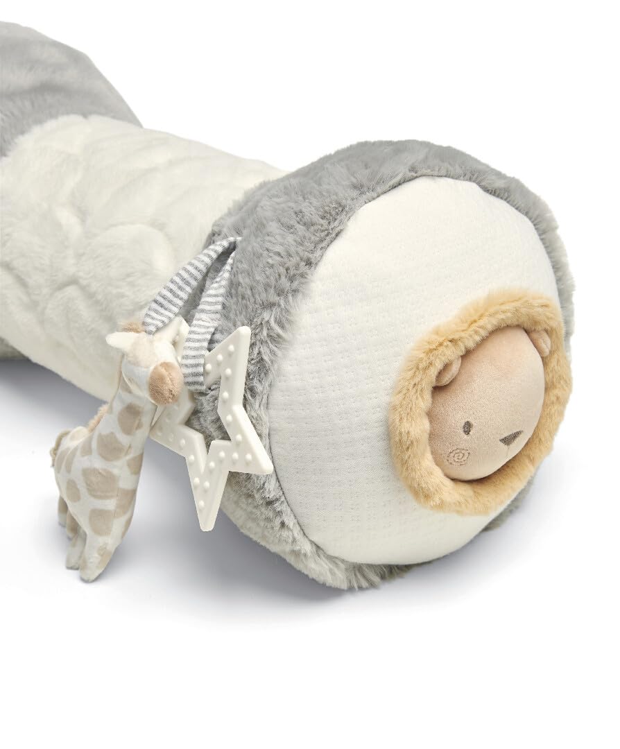 Mamas & Papas Tummy Time Roll - Supportive Soft Baby Pillow with Rattle for Early Development 3