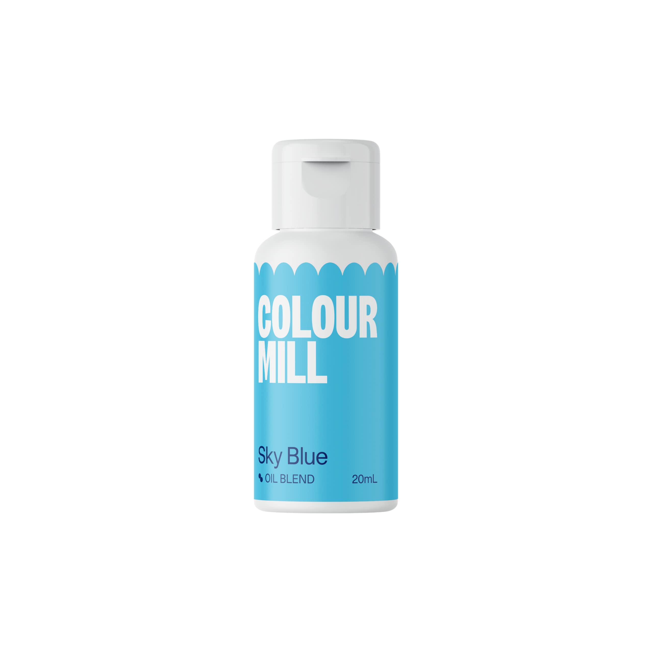 Colour Mill Oil Blend Food Colouring Sky Blue - 20ml Oil-Based Baking Colouring