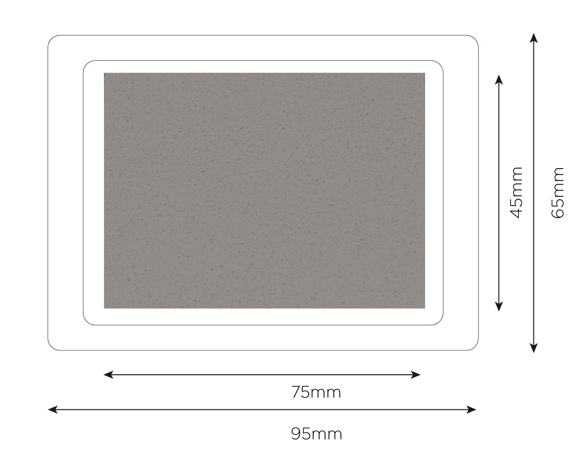 Tsukineko VersaCraft Ink Pad - Pigment Based, Slow Drying Ink for Embossing | White