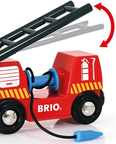BRIO World Fire & Rescue Train Set - Compatible with BRIO Railway Systems 6