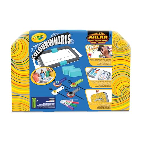 CRAYOLA Colourwhirls Battle Arena - Rip 'Em & Spin 'Em! | Ages 6+ 10