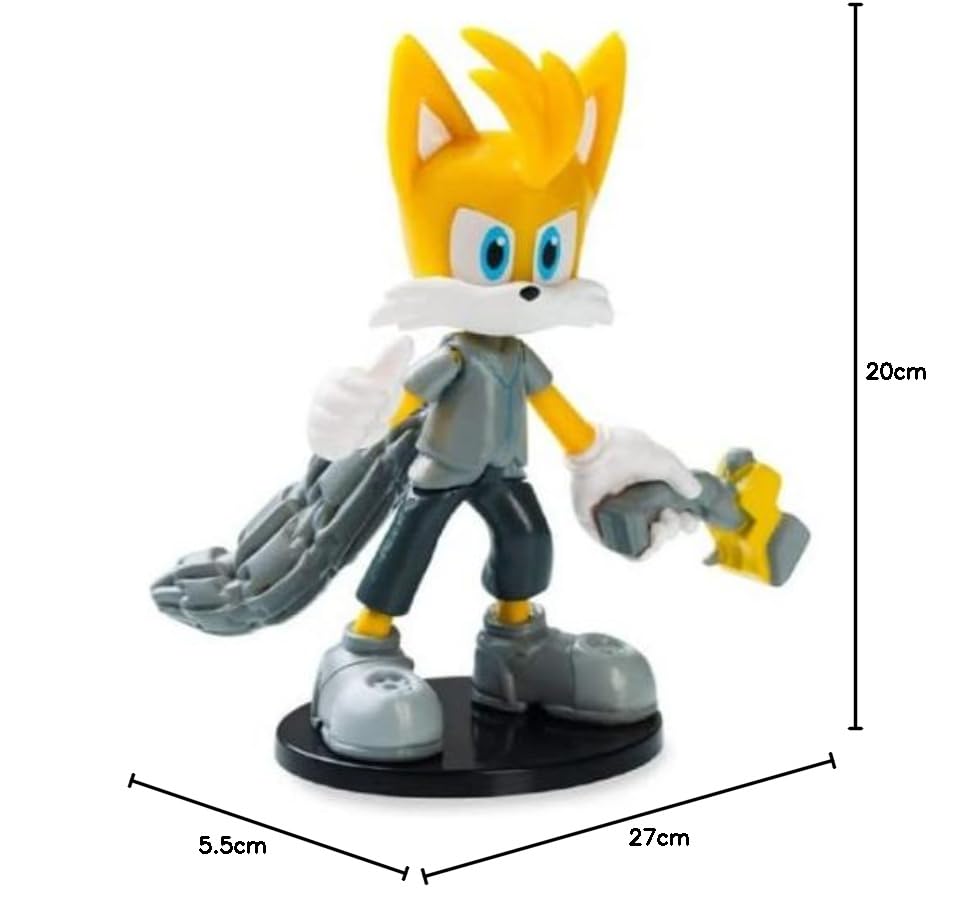 BANDAI Sonic Prime Action Figures 6 Pack Set - 7.5cm Collectible Figures 15