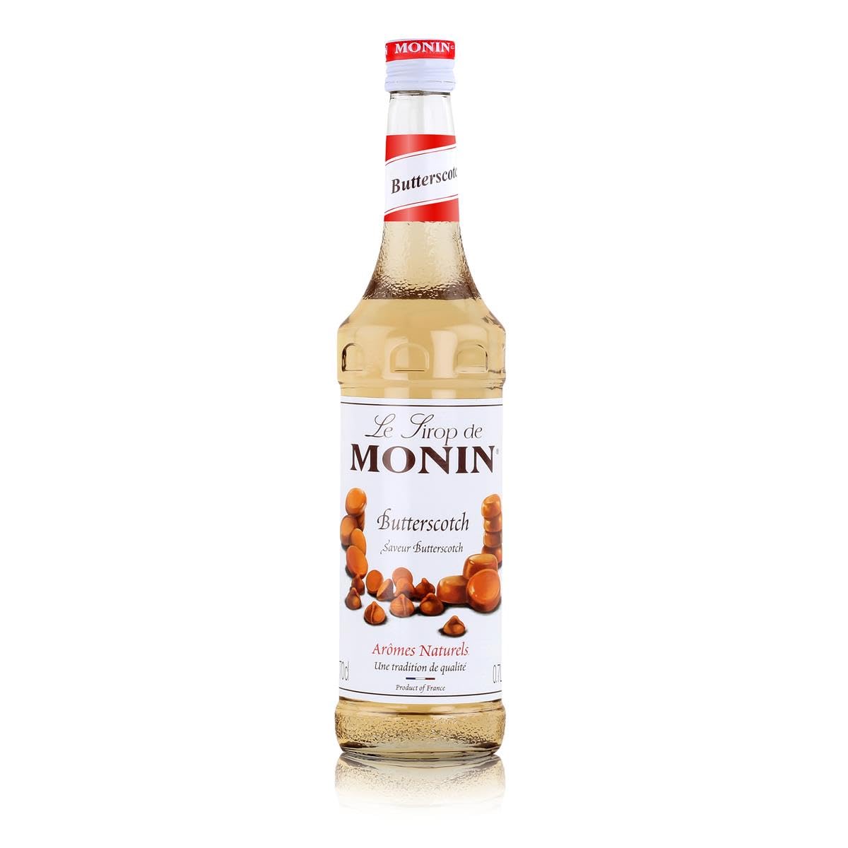 MONIN Butterscotch Syrup 700ml - Vegan, Natural Flavours, for Cocktails, Coffee & Mocktails