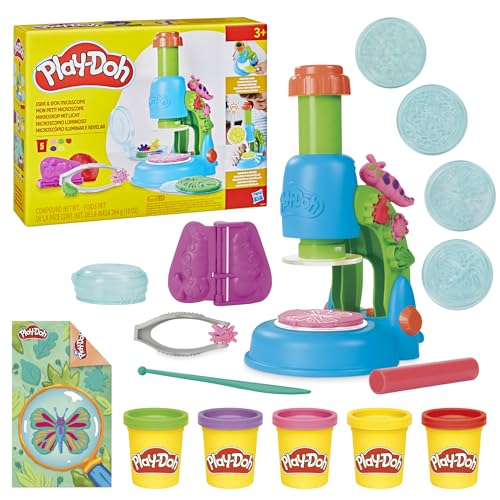 Play-Doh Light & Look Microscope Playset - Educational Science Toy for Kids 3+ 14