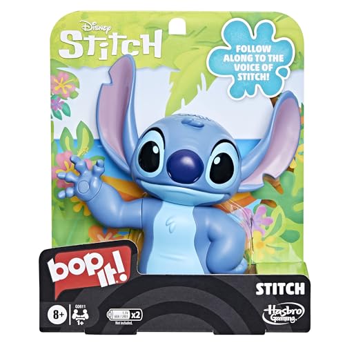 Bop It! Disney Stitch Electronic Interactive Game - Voice of Stitch, Ages 8+ 8