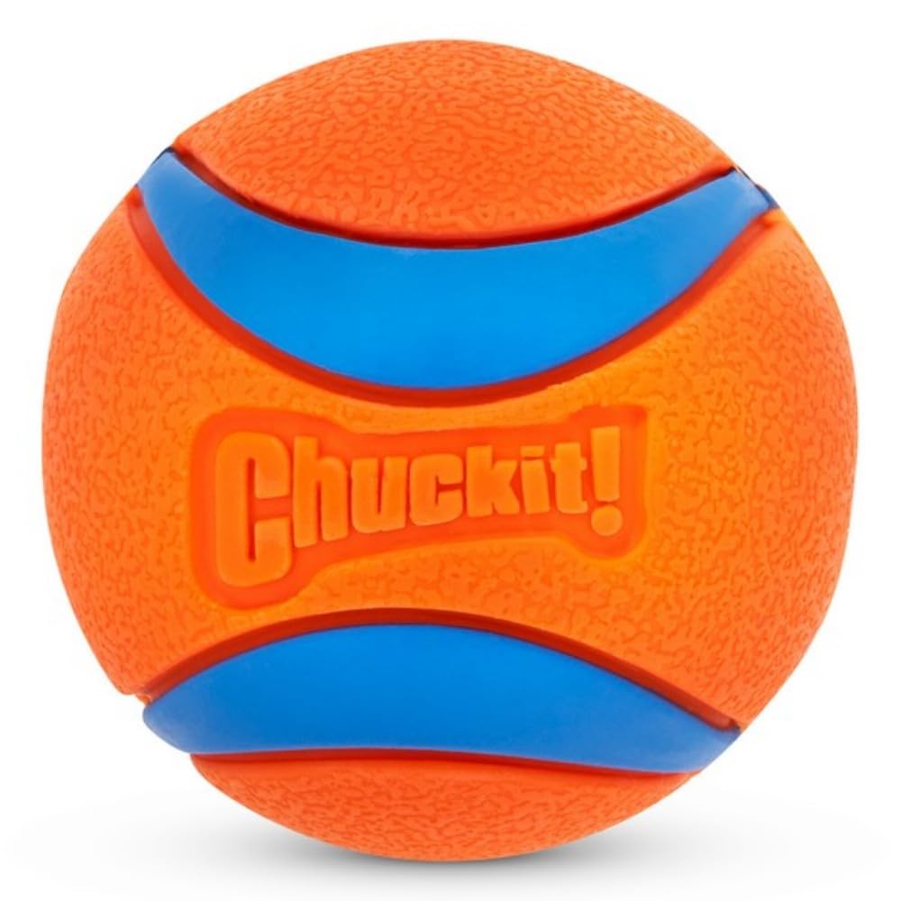 Chuckit! Ultra Ball Dog Toy - Durable Rubber, High Bounce, Launcher Compatible | 3 Pack, Medium 4