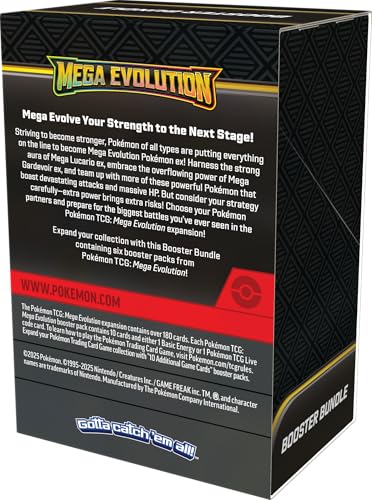 Pokémon TCG: Mega Evolution Booster Bundle (6 Packs) 4
