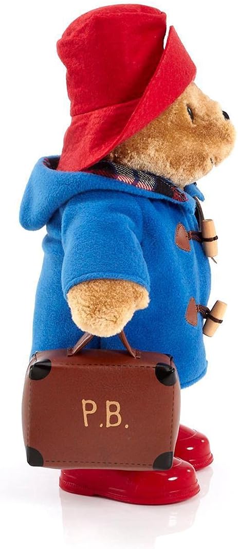 Classic Paddington Bear Plush with Suitcase and Boots - 33cm 4