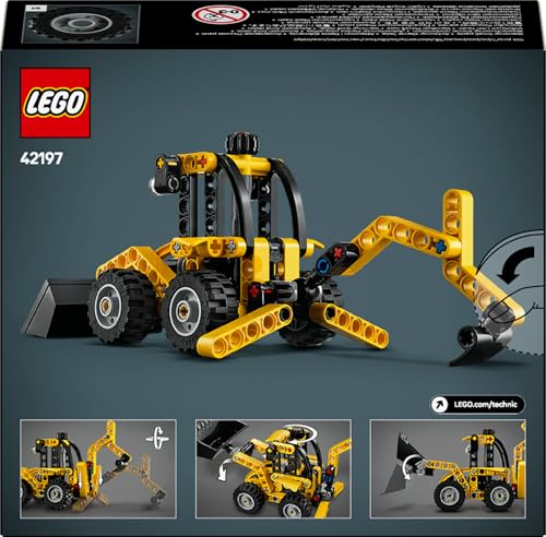 LEGO Technic Backhoe Loader Construction Vehicle Toy - 104-Piece Set for 7+ Year Olds 13