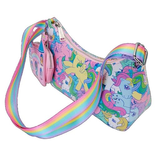 Loungefly My Little Pony All Over Print Crossbody Bag with Detachable Coin Purse 3