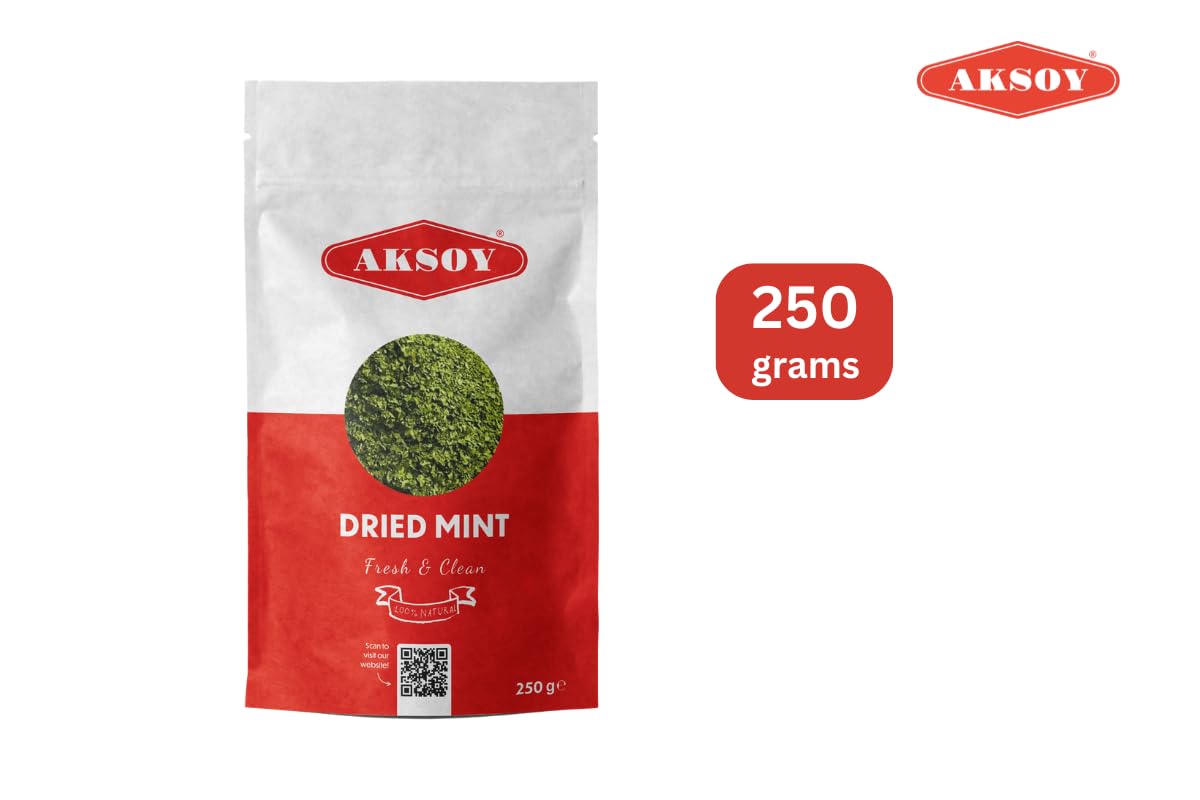 Aksoy Mint Peppermint Leaves 250g - Premium Dried Mint Leaves 3
