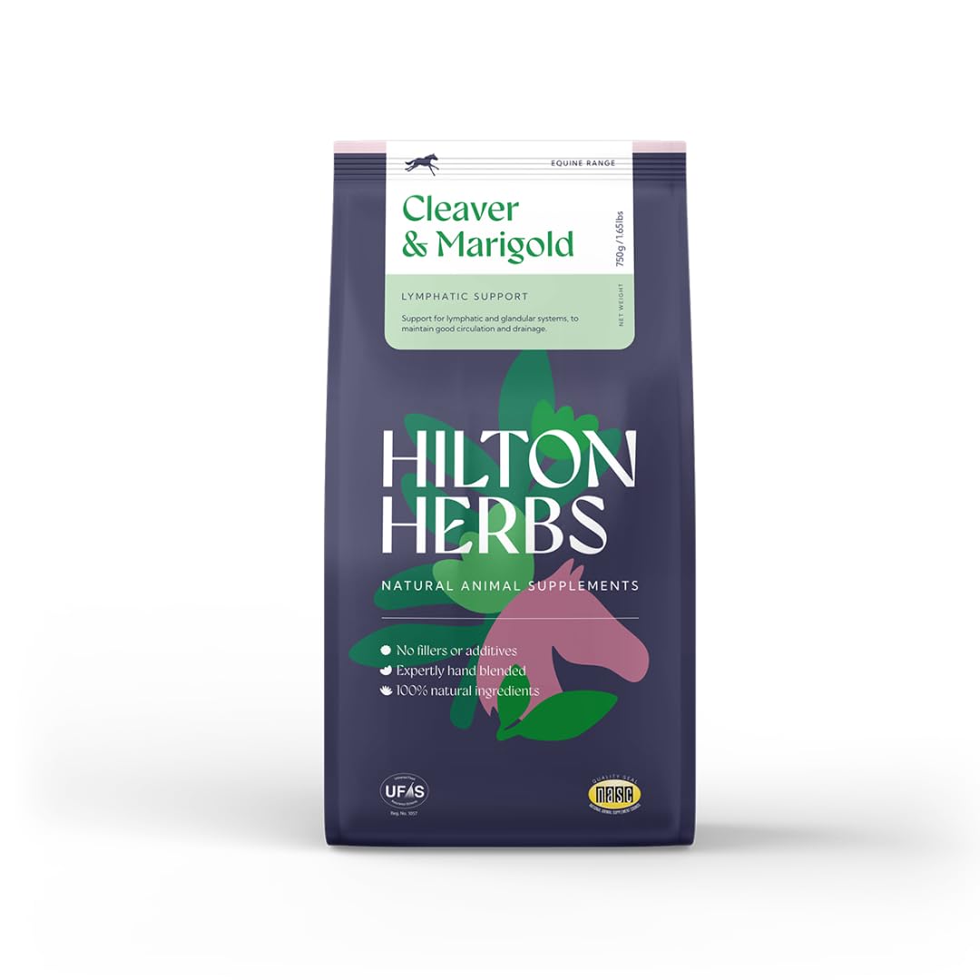Hilton Herbs Cleavers & Marigold Natural Equine Supplement for Lymphatic Support | 750g