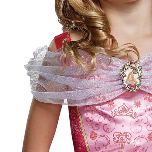 DISGUISE 140589M-EU-6 Aurora Classic (Eu) Dress Up Costume, Girls, Pink and 6