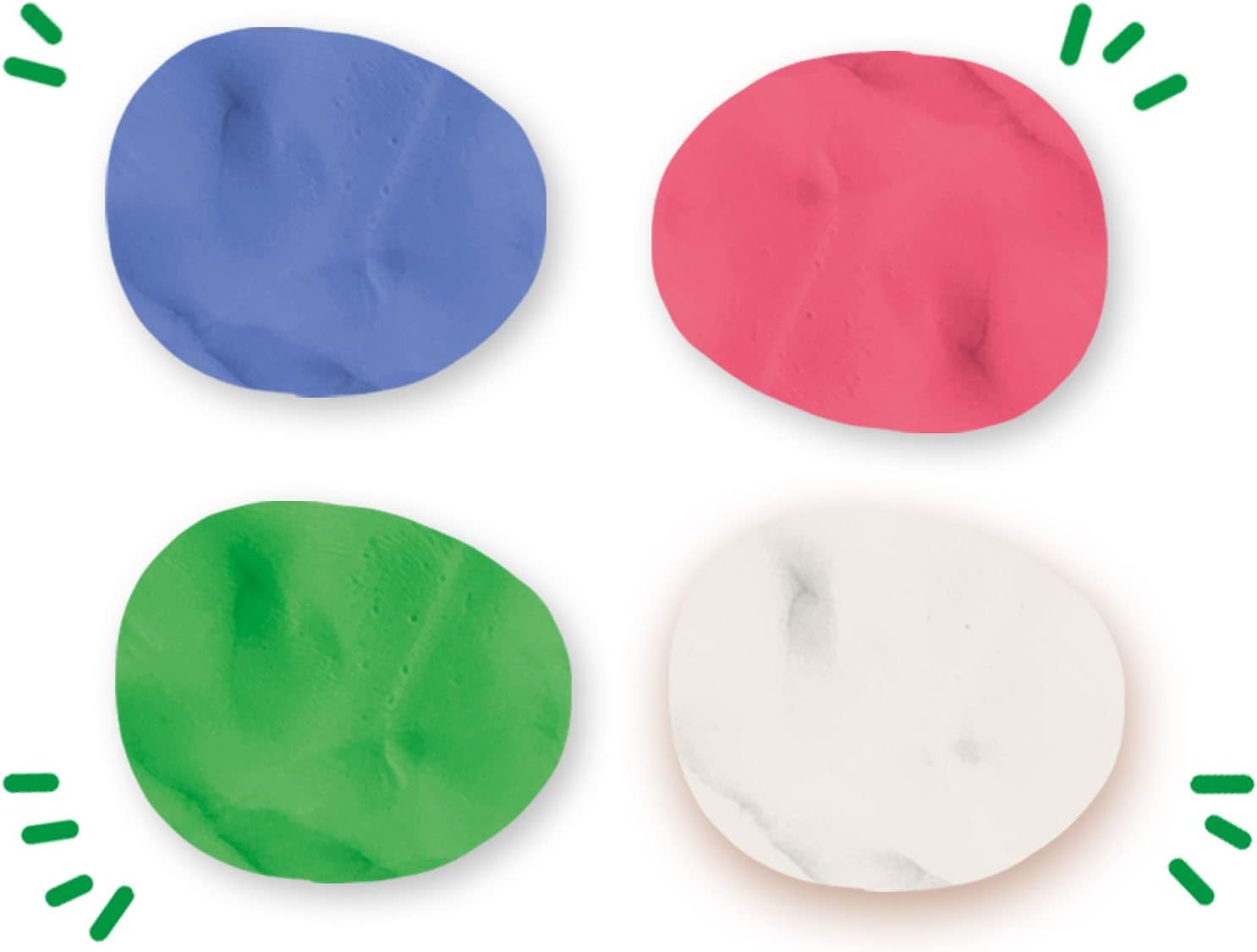 SES Creative Feel Good Dough-Relax Playset - 4 Colors for Sensory Play (Ages 1-12)