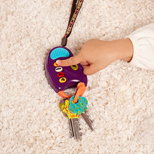 B. toys FunKeys Toy Car Keys with Light and Sounds for Toddlers – Purple 5