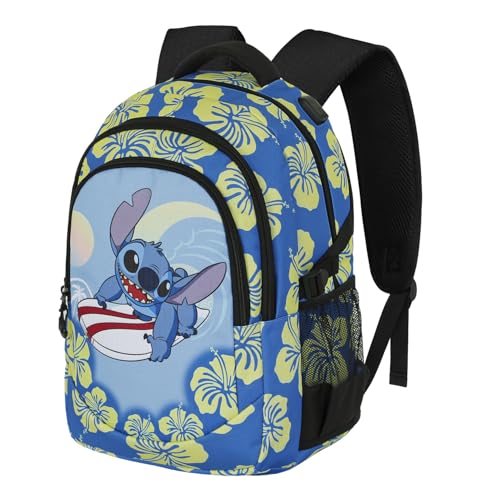 Disney Lilo and Stitch Lifestyle-Plus Running Backpack (Blue, 34 x 46 cm, 32L)