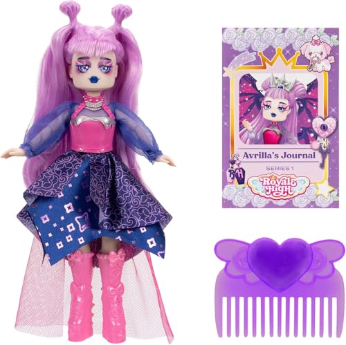 Royale High Avrilla the Dark Fairy 9-Inch Fashion Doll with Virtual Item Code - Ages 5+ 9