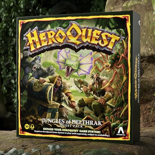 Avalon Hill HeroQuest Jungles of Delthrak Quest Pack – Expansion for HeroQuest Game System 10