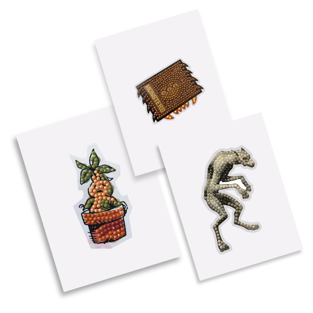 CRYSTAL ART Harry Potter Sticker Pack - 3 Mystery Diamond Art Collectible Stickers 7