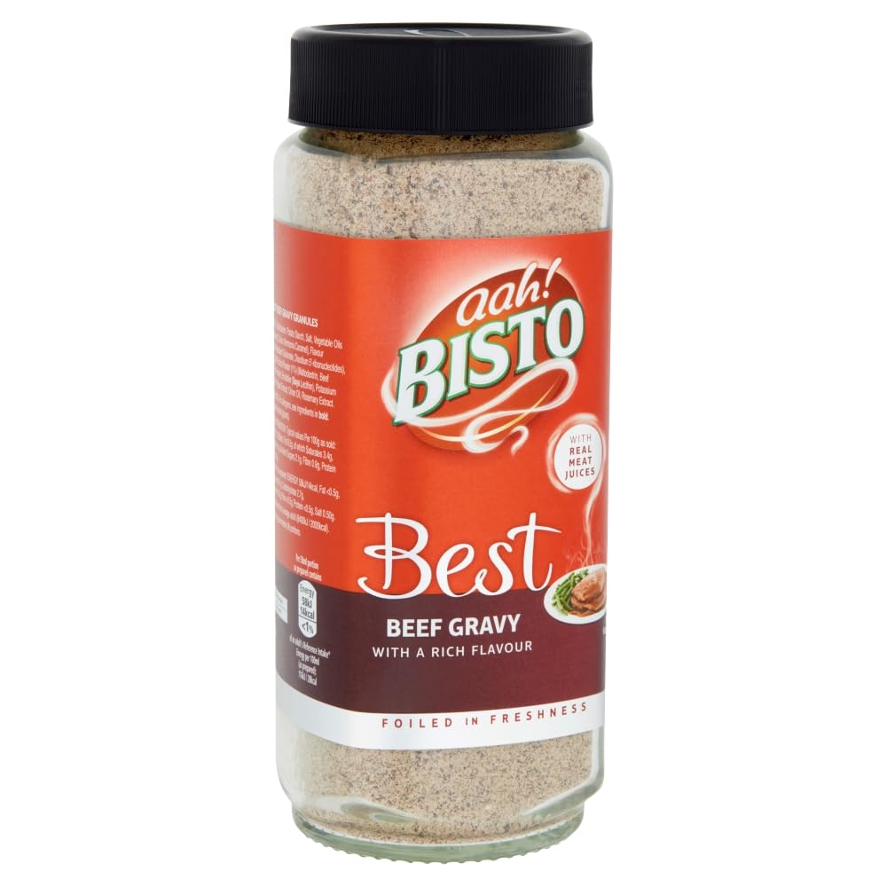 Bisto Best Beef Gravy Granules - Made With Real Meat Juice | 390 g Jar