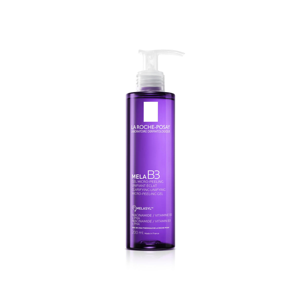 La Roche-Posay Mela B3 Clarifying Micro-Peeling Gel Cleanser - Dark Spot Correction, Radiance Boost | 200 ml