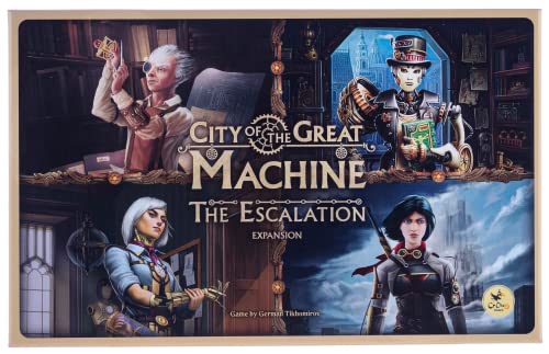 City of The Great Machine: Die Eskalation-Brettspielerweiterung – 1–4 Spieler