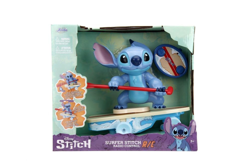 Jada Disney RC Stitch Surfer - 360° Rotation & Self-Rising - Ages 3+ 10