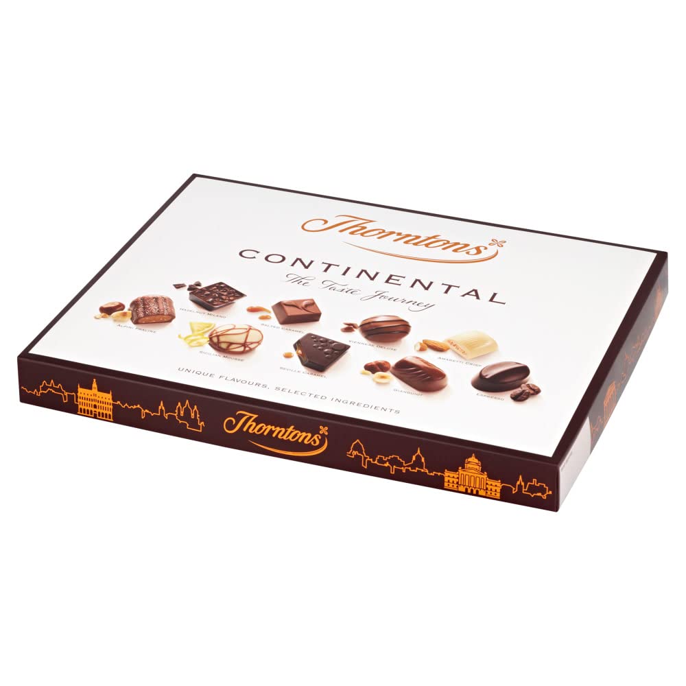 Thorntons Continental Assorted Milk, Dark & White Chocolate Gift Box, 264g 3