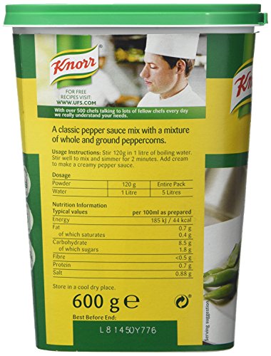 Knorr Pepper Sauce Mix, 600g (Makes 5L)