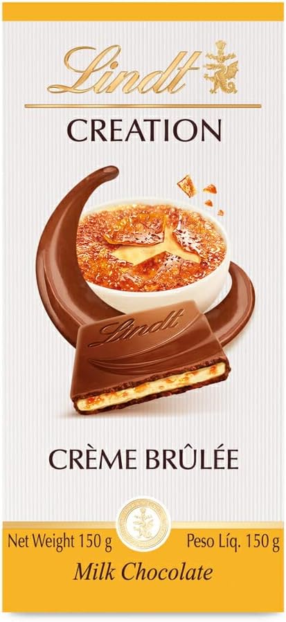 Lindt Heavenly Crème Brûlée Milchschokoladentafel, 150g