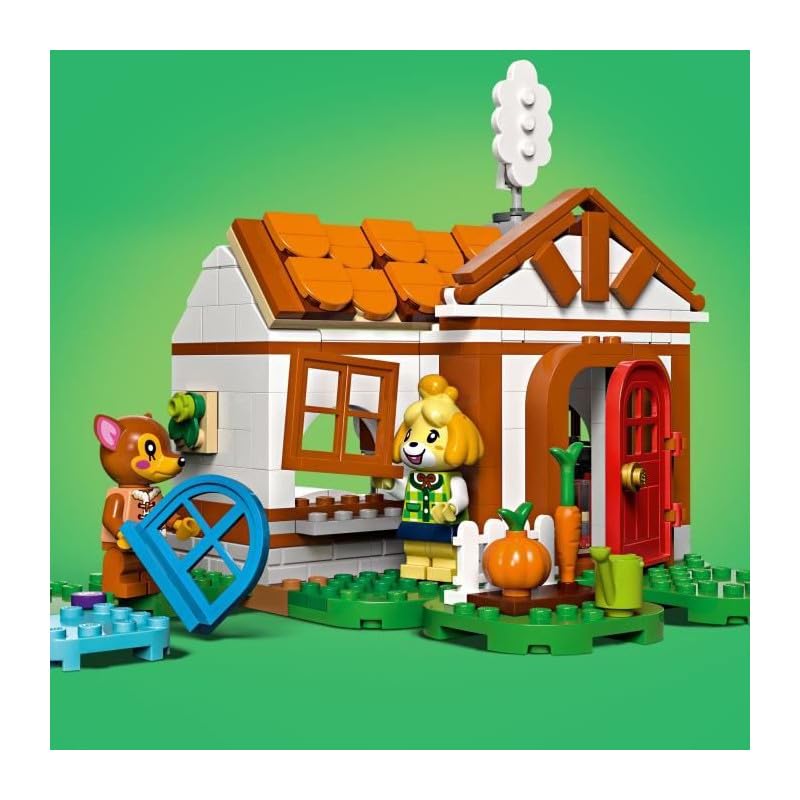 LEGO Animal Crossing Isabelle’s House Visit 77049 – Building Set with Isabelle and Fauna Minifigures 11