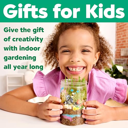 Creativity for Kids Grow 'N Glow Terrarium Kit - DIY Miniature Garden with Glow-in-the-Dark Stickers 11