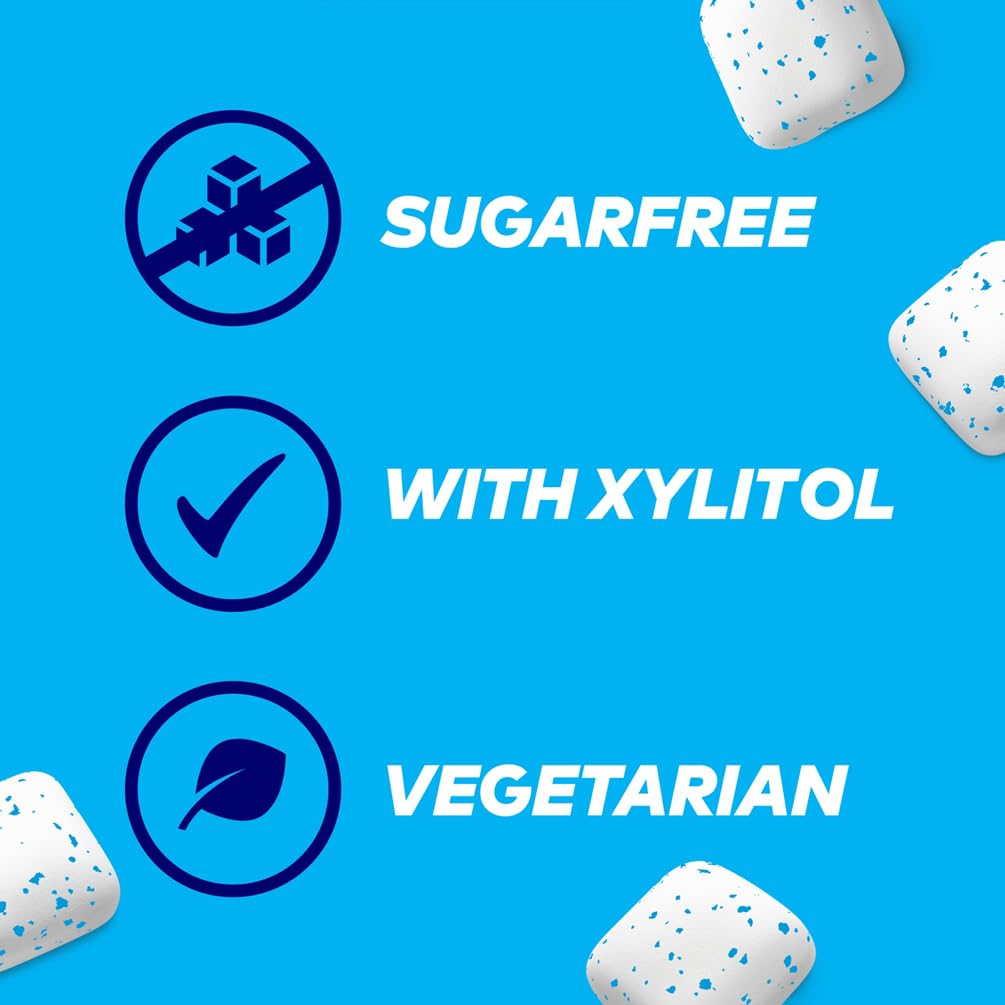 Extra Refreshers Tropical Flavour Sugar-Free Chewing Gum - 16 Packs (112 Pieces) with Xylitol