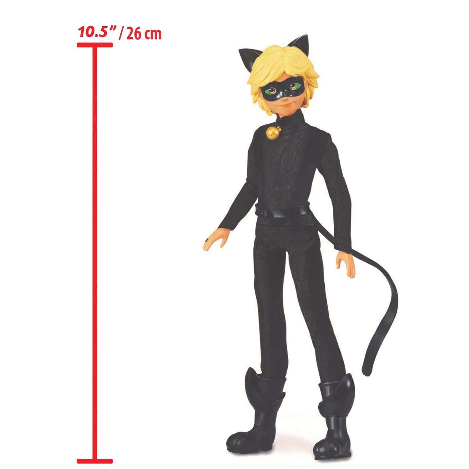Bandai Miraculous Superhero Secret Fashion Doll - Cat Noir with Adrien Costume Change & Accessories 4
