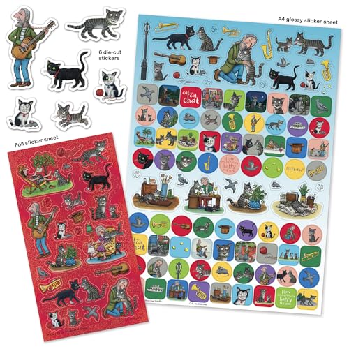 Paper Projects - Tabby McTat Mega Sticker Pack with 130 Reusable Stickers 5