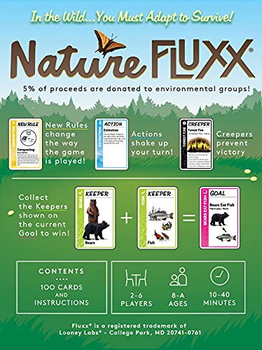 Looney Labs Nature Fluxx Card Game 4