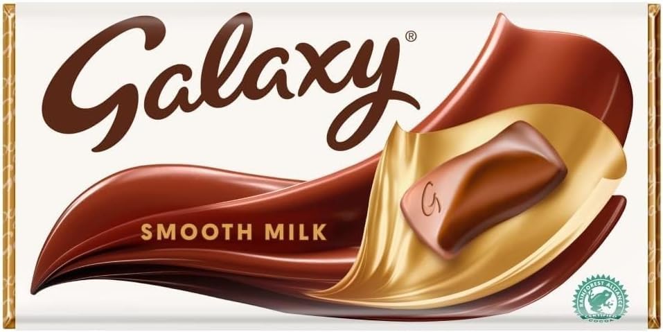 Galaxy Smooth Milk Chocolate Bar 100g - Movie Night Snack, Chocolate Gift, Sharing Bar