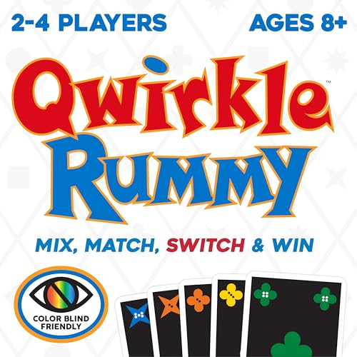 MindWare Qwirkle Rummy Card Game - Color-Blind Friendly, Ages 8+ 4