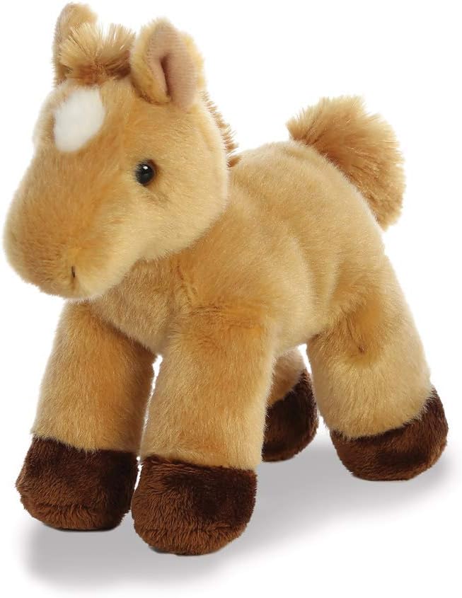 Aurora Mini Flopsie Horse - Soft Plush Toy for Babies & Toddlers
