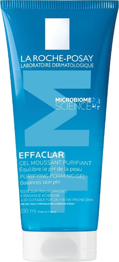 La Roche-Posay Effaclar Purifying Foaming Gel Cleanser - For Oily, Breakout-Prone Skin | 200 ml