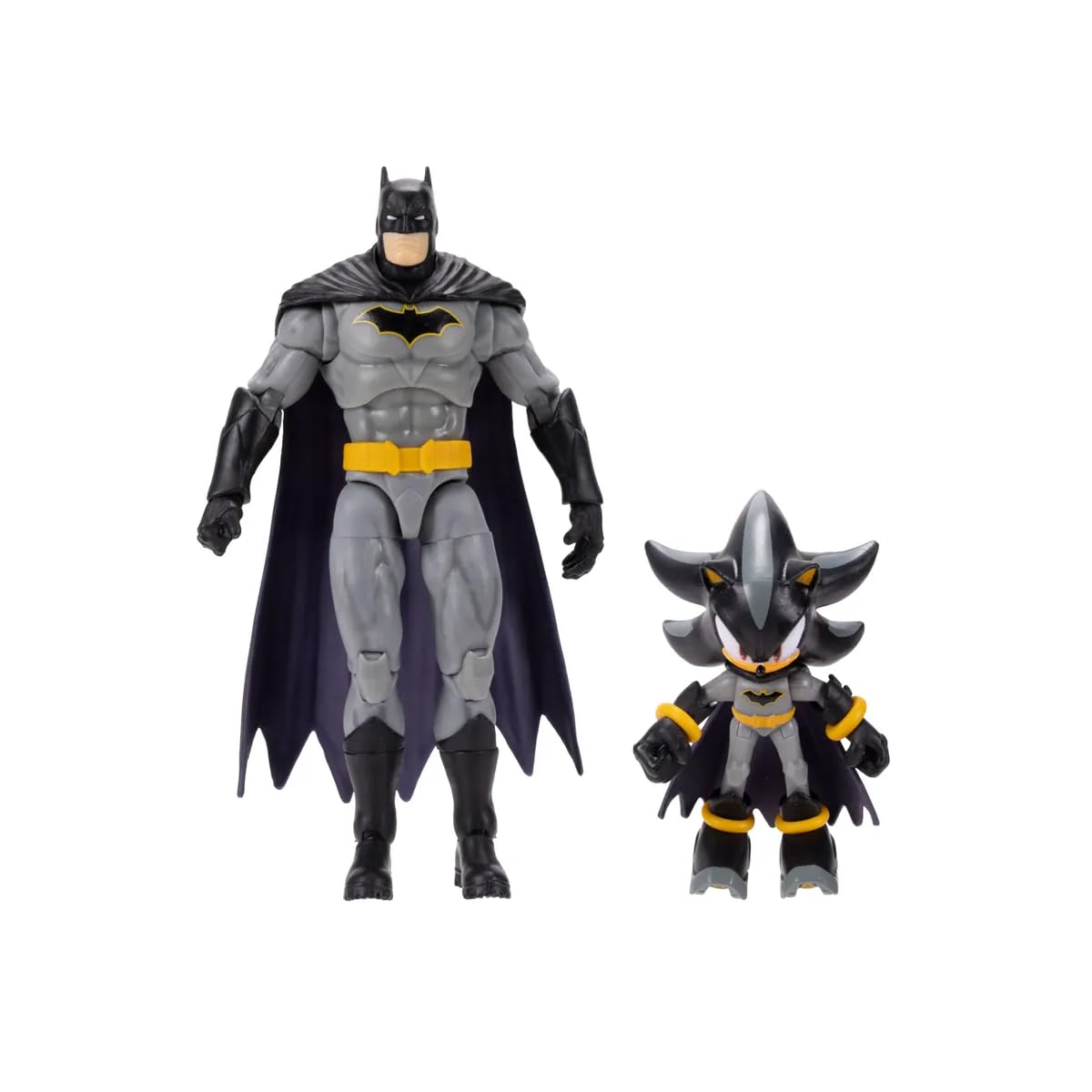 Sonic The Hedgehog Shadow as Batman & Classic Batman Action Figure Multipack | 2.5' & 5' Figures | Ages 3+ 3