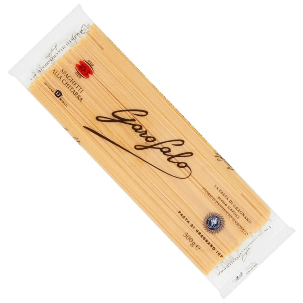 Garofalo Spaghetti Alla Chitarra - Bronze Die Cut, High Protein Durum Wheat | 500g