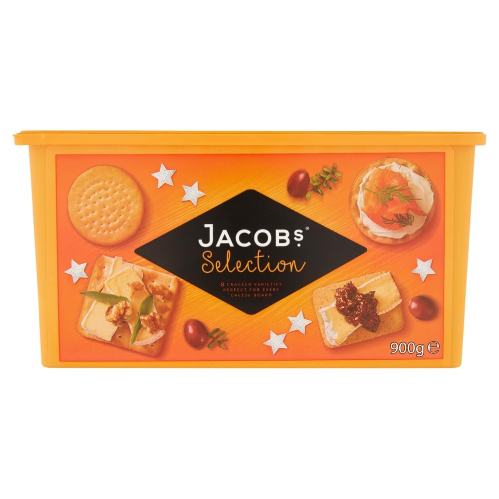 Jacob's Crackers Selection - 900 g - 8 Varieties